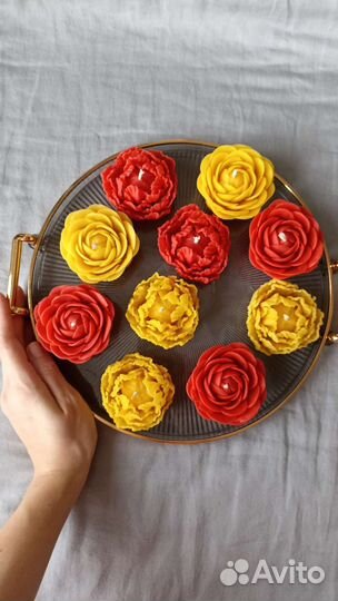 Свечи цветы