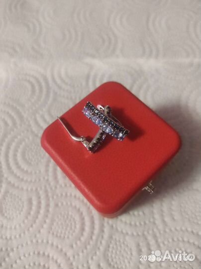 Серьги серебро