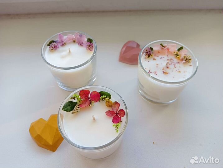 Соевые ароматические свечи