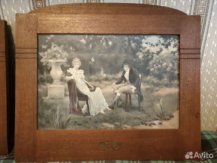 Картина антиквариат, картина маслом винтаж