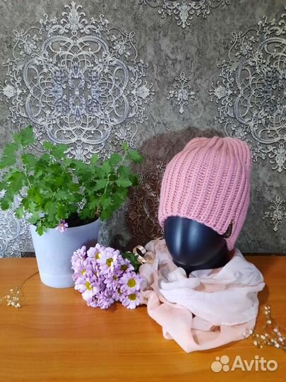 Шапка бини объемная