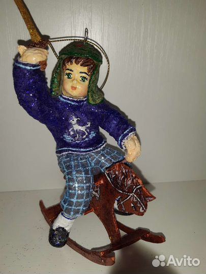 Ватные елочные игрушки новые