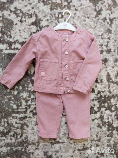 Джинсовый костюм для девочки