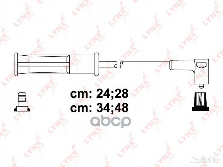 Комплект высоковольтных проводов (класс F) SPC6