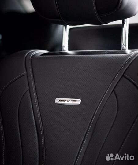 AMG эмблемы в сиденье S class W222 S63