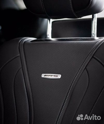 AMG эмблемы в сиденье S class W222 S63