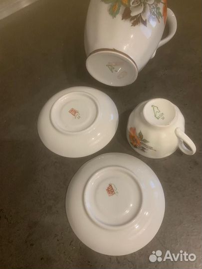 Дулёво остатки кофейного сервиза Тет- а- Тет