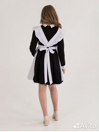 Фартук школьный белый