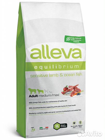 Полнорационный сухой корм Alleva Equilibrium 1,5
