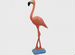 Фигурка - Фламинго (цвет: тёмно-розовый)