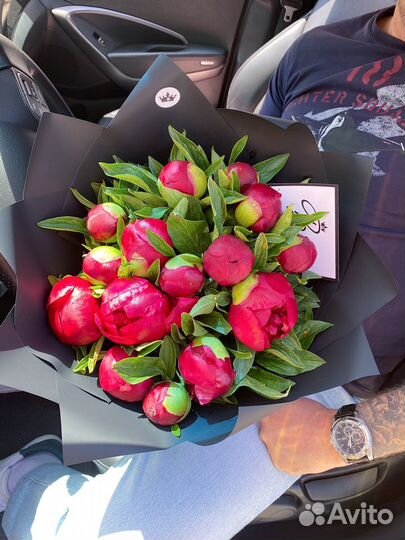 Пионы букет сочи