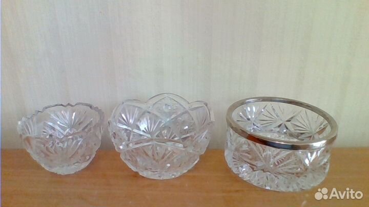 Хрустальная вазочка СССР