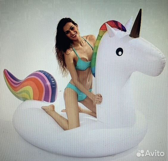 Матрас-плот «Единорог» надувной, 270х120х140 см
