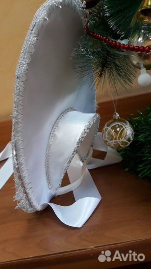 Кокошник-корона Снегурочка