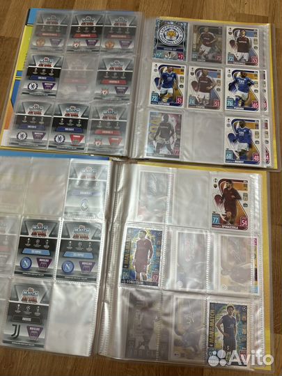 Карточки topps match attax