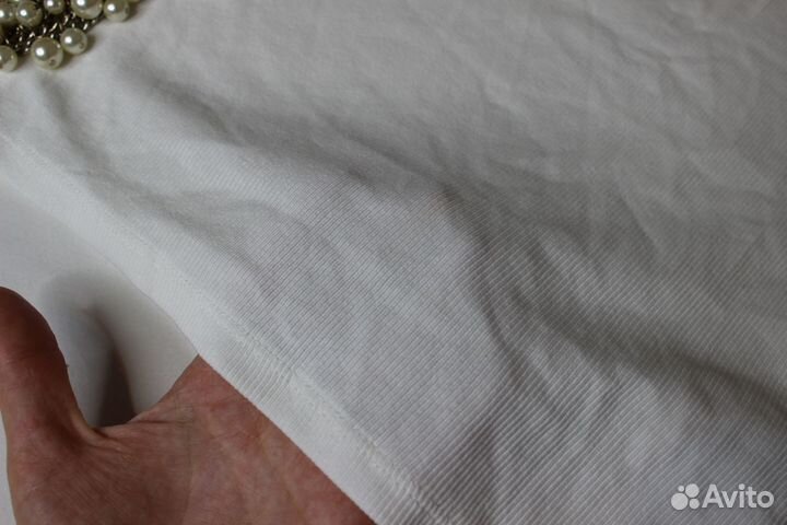 Топ в рубчик базовый Zara хлопок М