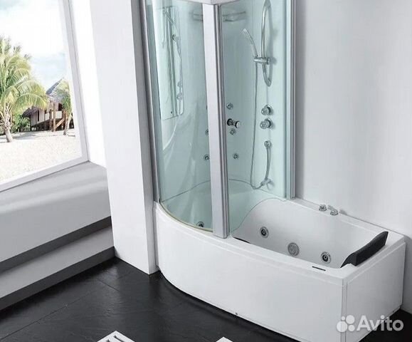 Душевые кабины с ванной / гидробоксы все размеры купить в Санкт ...