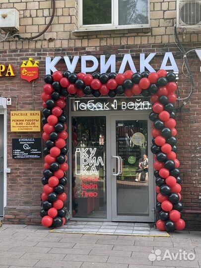 Арка, гирлянда, шарики на открытие