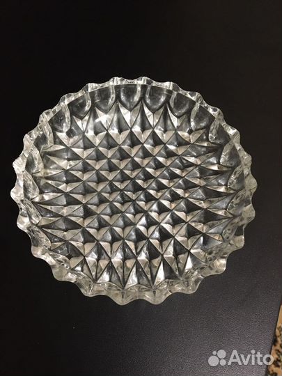 Пепельница хрустальная 2 шт