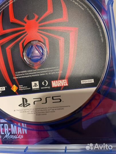 Spider man miles morales ps5 диск рус