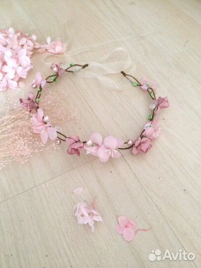 Свадебные ободки, венки