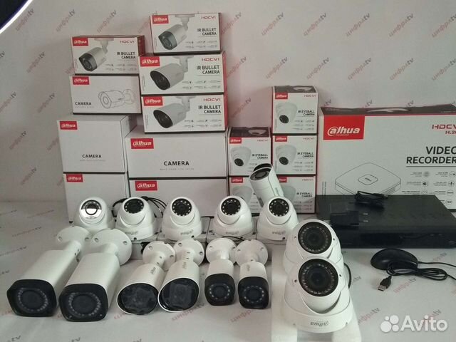 Видеонаблюдение 4\1Мп Dahua 14 камер варио