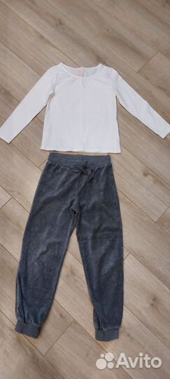 Лонгслив и штаны р. 122