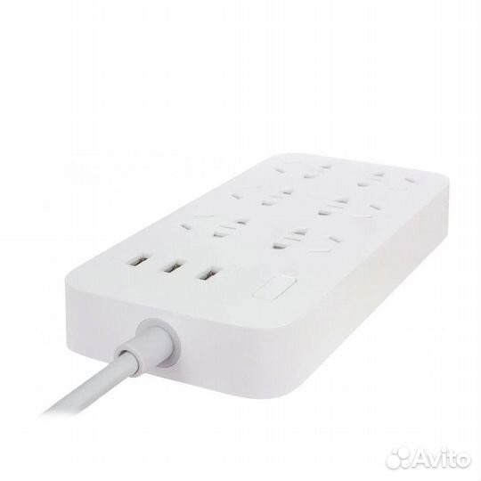 Xiaomi Mi Power Strip, 6 розеток + 3 USB, белый CN