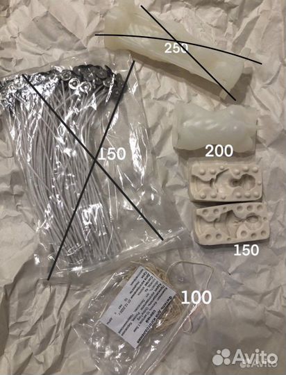 Формы для свечей и фитиль