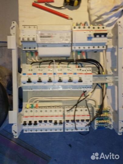 Услуги электрика, электромонтажные работы под ключ