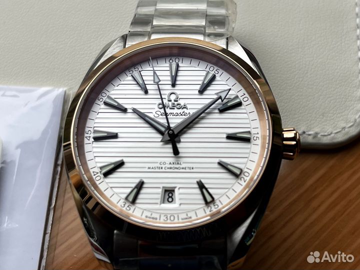 Omega Seamaster Aqua Terra XL Milk Face, 41мм