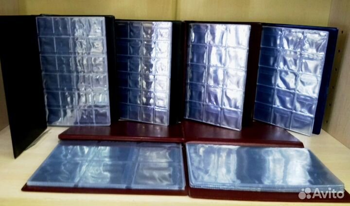 Карманные альбомы для монет и банкнот