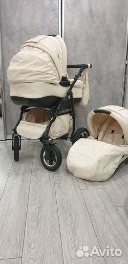 Коляска 2 в 1 adamex Nitro эко-кожа
