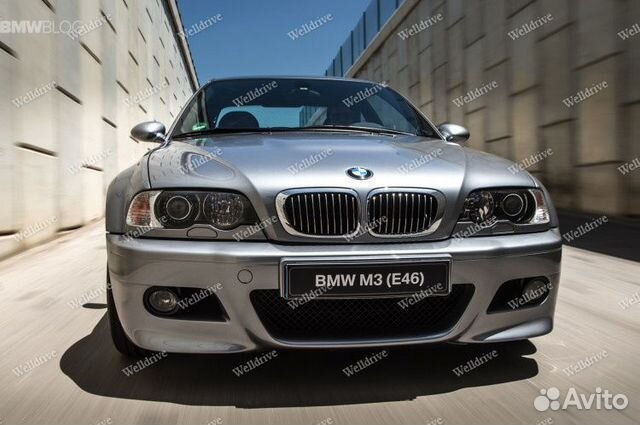 Бампер передний BMW 3 E46 M3 под M крылья