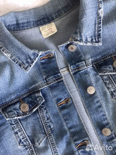 Куртка д/дев джинсовая Zara 140