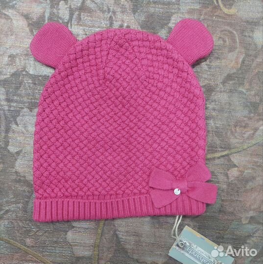 Берет,шапка комплект для девочки