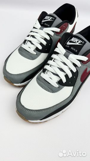 Кроссовки Nike Air Max 90 Team Rot Cool Grau