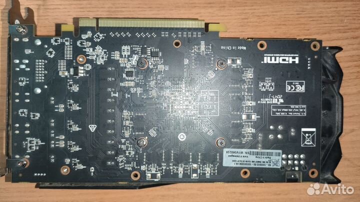 Видеокарта rx580 8gb 2048sp