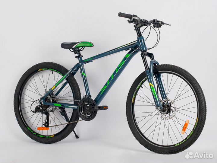 Велосипед sitis rade RD610 26 (2022) серо-зеленый