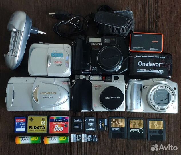 Винтажные цифровые фотоаппараты