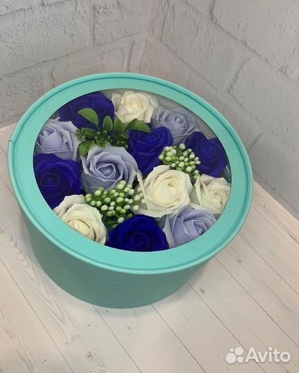 Розы из мыла