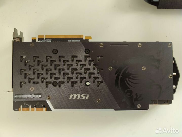 Видеокарта GTX 1080 TI MSI gaming x trio
