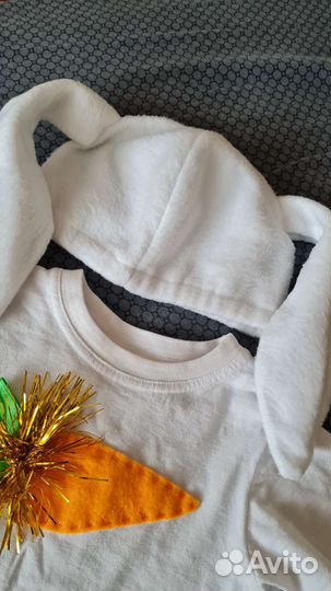 Новогодний костюм зайчика 92 98