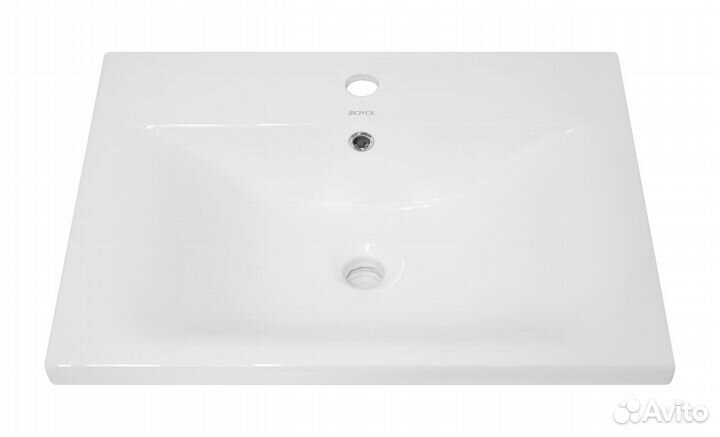 Умывальник накладной royce Abby, 60 см, белый