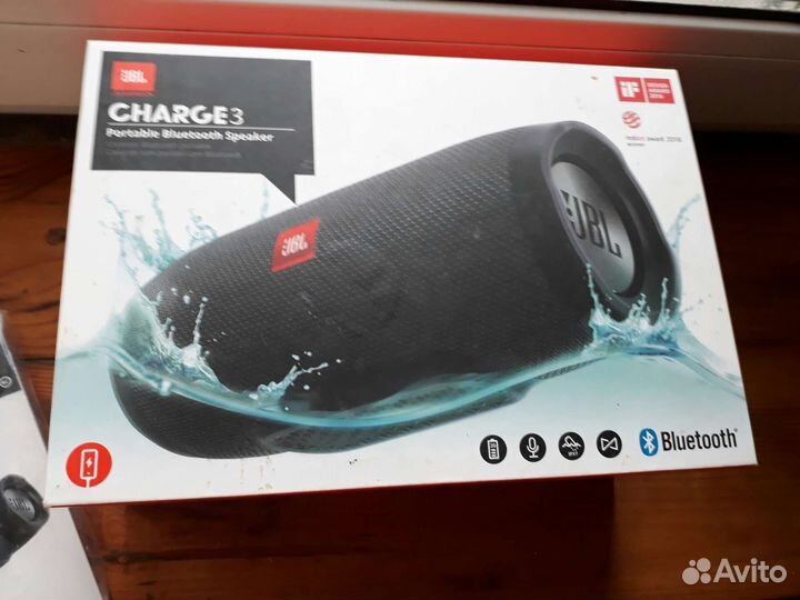 Коробка с инструкцией jbl charge 3