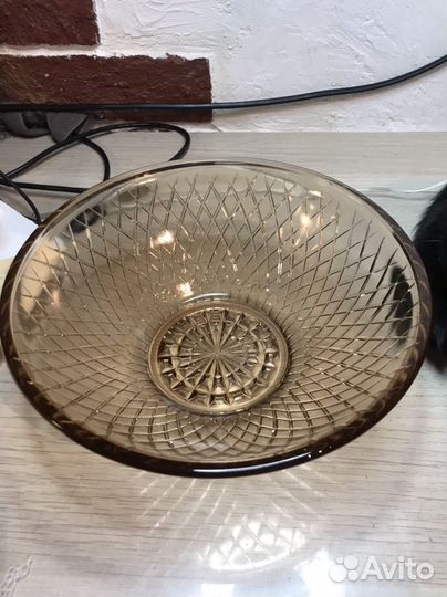 Кобальтовое и карамельное стекло СССР