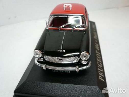 Игрушка машинка модель Peugeot 404 Париж 1962