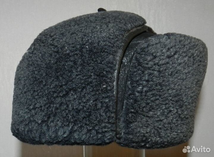Шапка ушанка мужская натуральная овчина