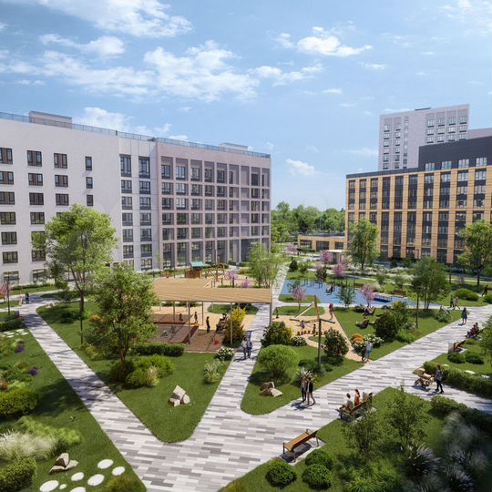 2-к. квартира, 63,2 м², 8/16 эт.