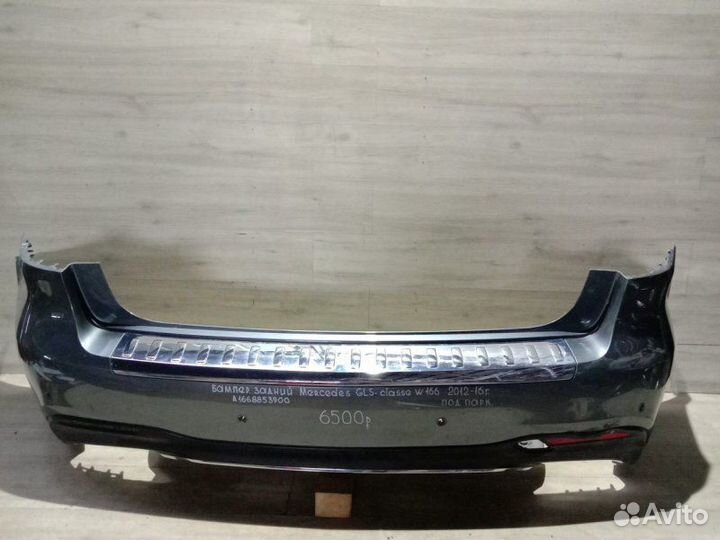 Бампер задний под парктроники Mercedes Benz W166